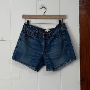 J. Crew Denim Raw Hem Cut Off Shorts Size 28‎